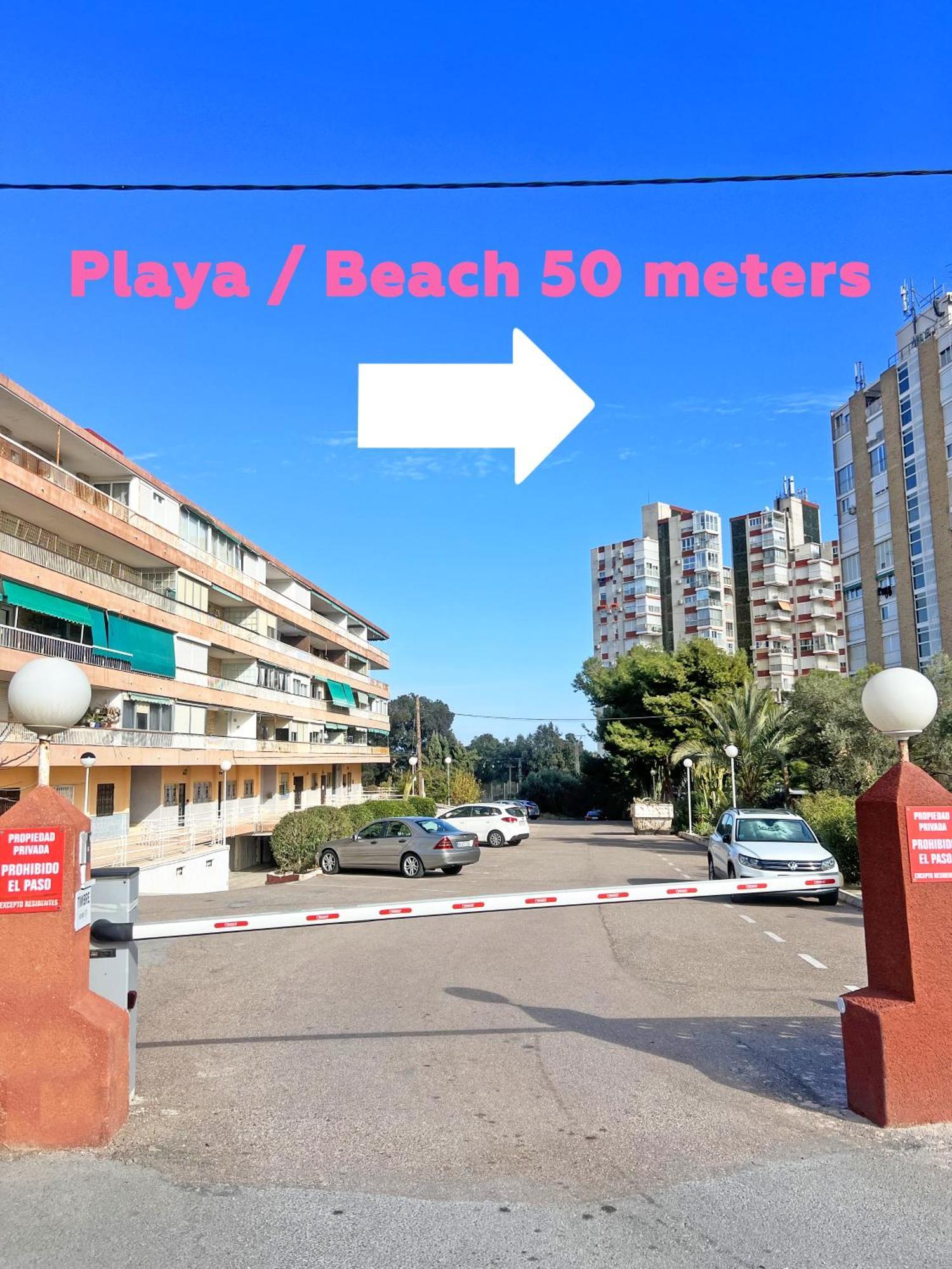 A 100M De La Playa. 2 Hab. A/C Lejlighed Alicante Eksteriør billede